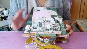 Présentation album photos sac a mains #lady #mintay by Karola  #scrapcolors #scrapbooking ?