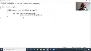 Command Line Argument in Java Programming Language