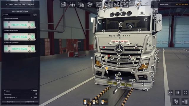 [ETS2 - ADDON] Mercedes-Benz New Actros GigaSpace Front Tuning Pack смотреть онлайн