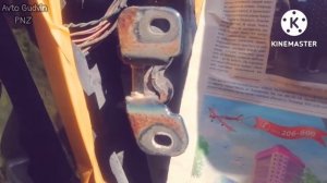 ремонт петель передней водительской двери Dodge Caravan