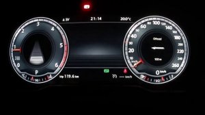 New VW Passat B8 2015 2,0 BiTDI - acceleration 0-210 km/h, digital dashboard