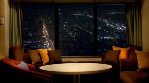 Футаж ночной город