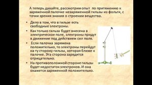 Физика 8 класс Объяснение электрических явлений