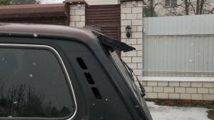 Нестандартный спойлер на Ниву из алюминиевого сплава!