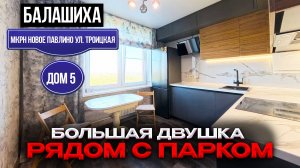Купить квартиру рядом с парком | Балашиха мкрн Новое Павлино ул. Троицкая, дом 5 | Большая двушка