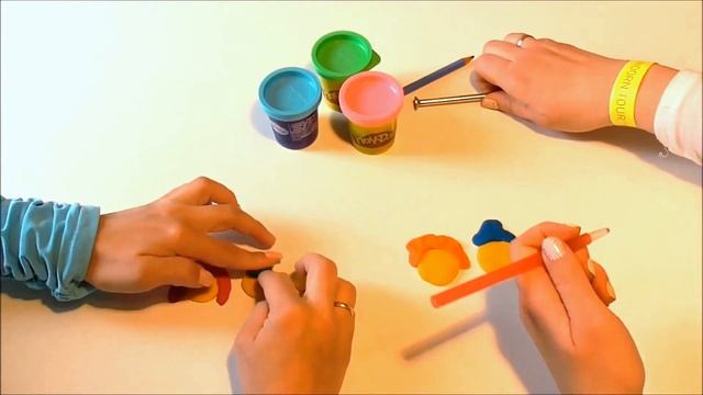 Из Плей До мы создаем пальчиковую семью смотреть онлайн