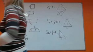 8 класс Геометрия Формулы площадей