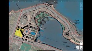 Эскиз развития гребного канала. Нижний Новгород