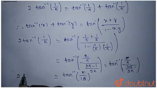 Find the value of `tan(2tan^(-1)((1)/(5))-(pi)/(4))` | Class 12 MATH | Doubtnut смотреть онлайн