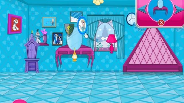 Frozen Elsa Special Room Decor (Холодное сердце: Украшение комнаты Эльзы) - прохождение игры смотреть онлайн