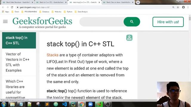 DSA Review | Part 22: Stack Code Implementation(C++,Java,Python)