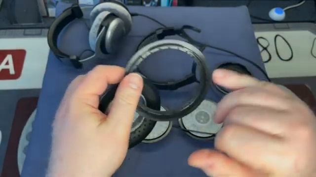 Reparatur Beyerdynamic Kopfhörer DT 811, 990 und andere - Austausch der Ohrposter смотреть онлайн