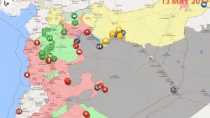 Animation map of situation in Syria since 21 November 2016 to 1 November of 2017