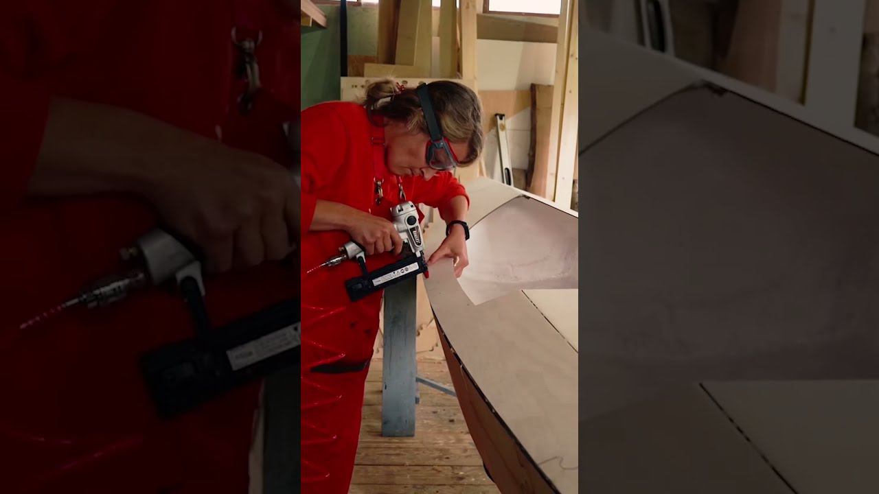 Сделали каяк из фанеры Поплывет? #shorts смотреть онлайн