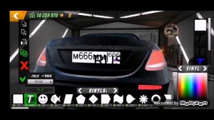 туториал как сделать номера на машину в кар паркинге