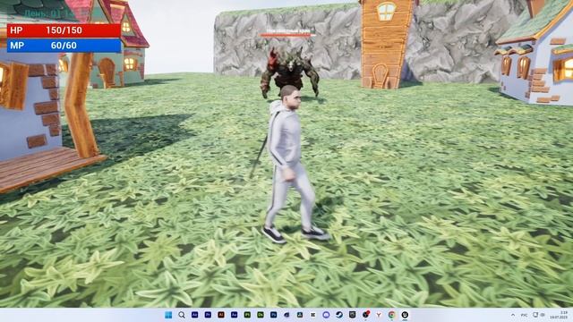 Unreal engine: AI радиус агрессии моба