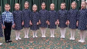 "Веселые нотки". "Речка" Русская народная песня в обработке П. И. Чайковского. А Гретри "Спор".