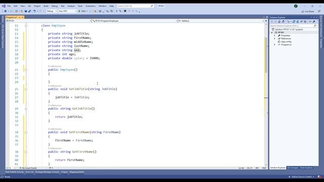 5 - OOP part1 Get, Set Method [C# Tagalog] смотреть онлайн