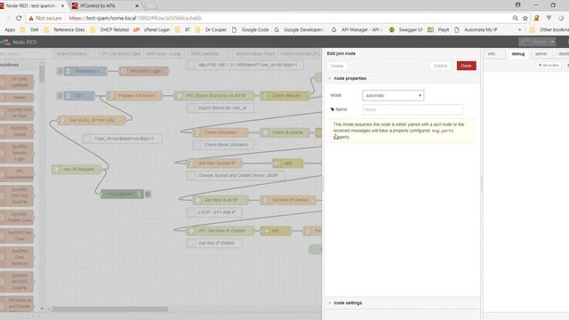 Introduction to Node-Red Part 2 with IPControl Add Next IP Custom Workflow