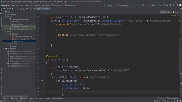 Android Jetpack Compose Animated Splash Screen in Hindi