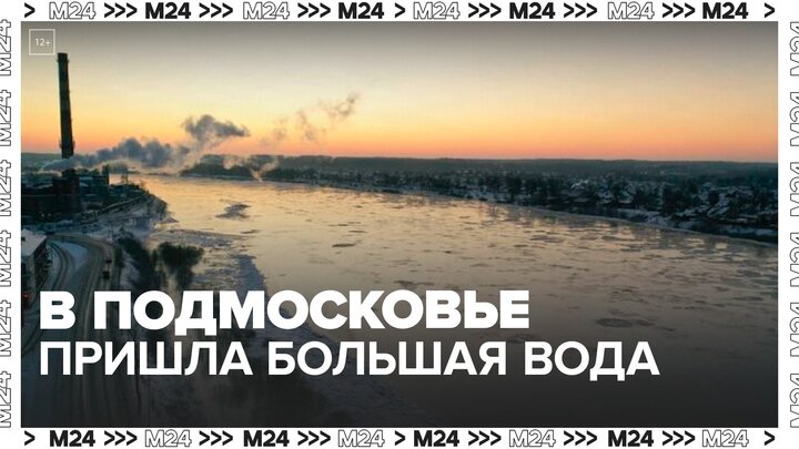 Уровень воды в подмосковных реках поднялся из-за таяния снега - Москва 24