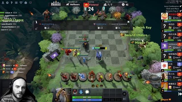 dota auto chess - shamans combo in auto chess by queen player - queen pro gameplay смотреть онлайн