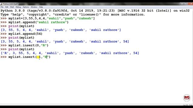 Python for class 11/List Methods (append, extend, insert) in Python/CS and IP/preeti arora/#python
