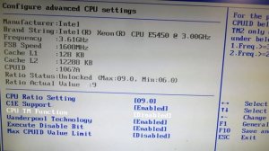 Asus P5k+xeon e5450 Настройка биоса для разгона