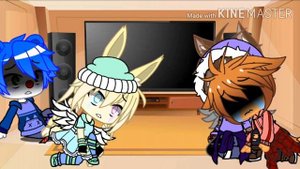 || Piggys reagindo a memes de Piggy || gacha club || bunny x doggy || foxy x clowey ||