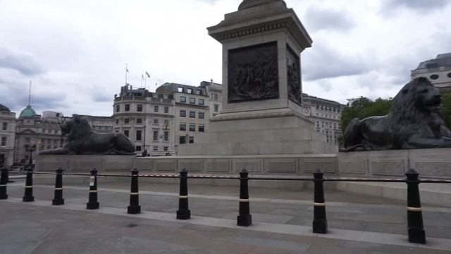 Лондон .Трафальгарская площадь. смотреть онлайн
