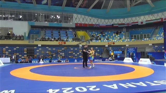 ЧРК-2024 ПО ЖЕНСКОЙ БОРЬБЕ СРЕДИ ВЗРОСЛЫХ (МАТ-А) камера-2 в г. АСТАНА 03.02.2024. смотреть онлайн