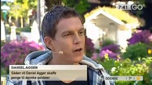 Daniel Agger Interview about raising money for Danish soldiers