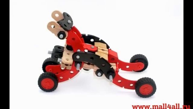 Деревянный конструктор Roys. Роботы-трансформеры. Обзор смотреть онлайн