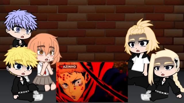 Tokyo Revengers react to Takemichi as Itadori // ???? // Hiki Gacha