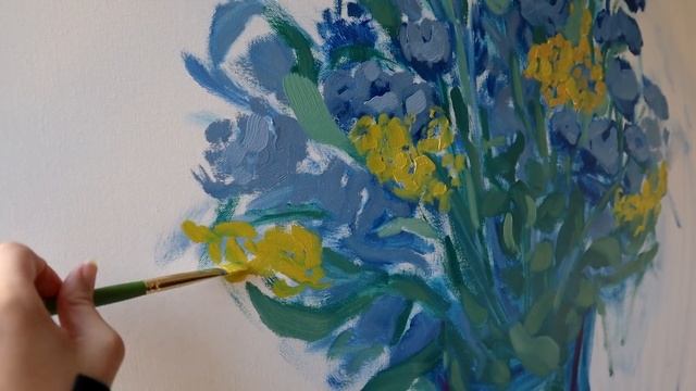 DON'T LET PERFECTIONISM CONTROL YOU ?oil paint with me + botanical garden visit ☁️ dreamy art vlog