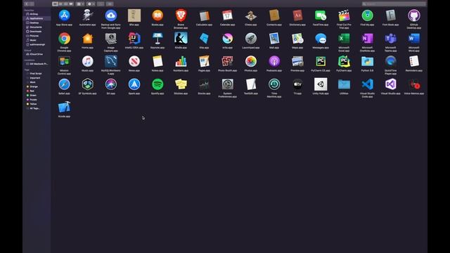 What's on my Macbook Pro 16 Inch? (2020)