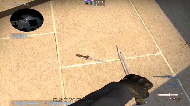 как выдать себе нож в кс го!!? смотреть онлайн