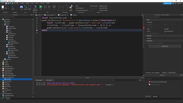 How to Program a Roblox Clock