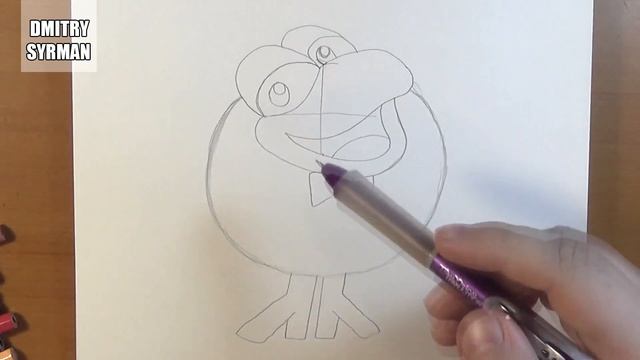 Как нарисовать Смешарика Каркарыча, рисунки