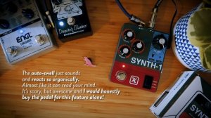 Keeley Electronics Synth-1 Reverse Attack Fuzz Wave Generator Demo