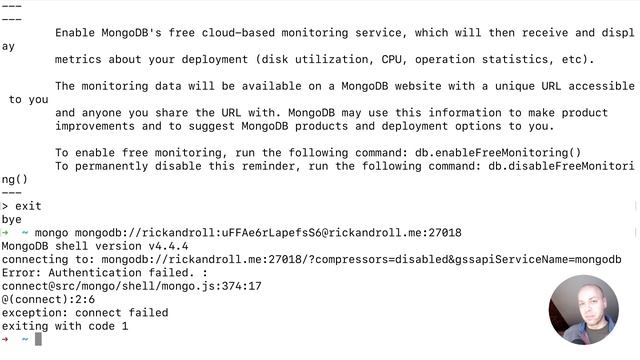 DevTips Daily: Rick and Roll Project - Securing the MongoDB Database