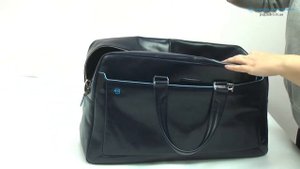 Обзор дорожной сумки Piquadro BL SQUARE/N.Blue BV5407B2_BLU2