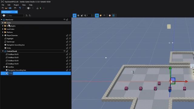 Stride editor tutorial #4 - Scene management