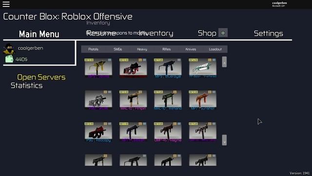 COUNTER-BLOX: ROBLOX OFFENSIVE INVENTORY SHOWCASE #4 смотреть онлайн