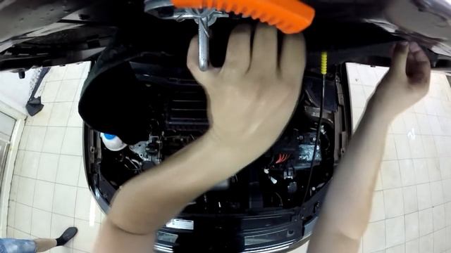 Мойка двигателя VW Polo