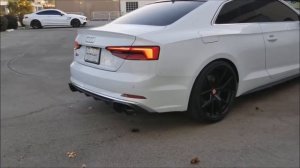 2018 Audi S5 loud Exhaust and Insane Revs & Acceleration Sound
