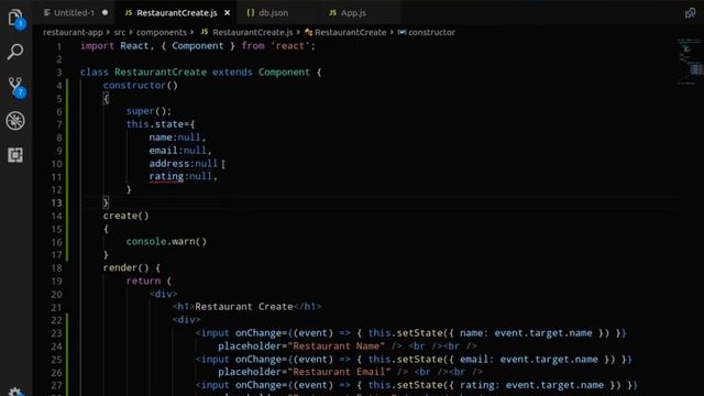 Reactjs Project Part-5 | Integrating Post API for Add New Restaurant | API Integration in reactjs