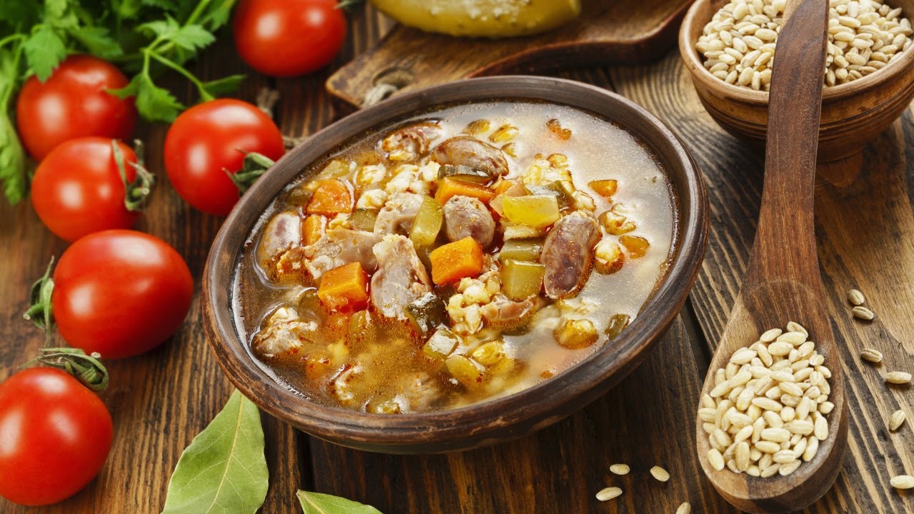 Рассольник с курицей с маринованными огурчиками смотреть онлайн