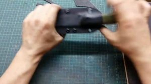Ножны из кайдекса, первый опыт.