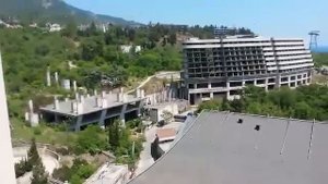 Ялта Интурист и дорога до грин парка на шаттл бас / такси май 2015